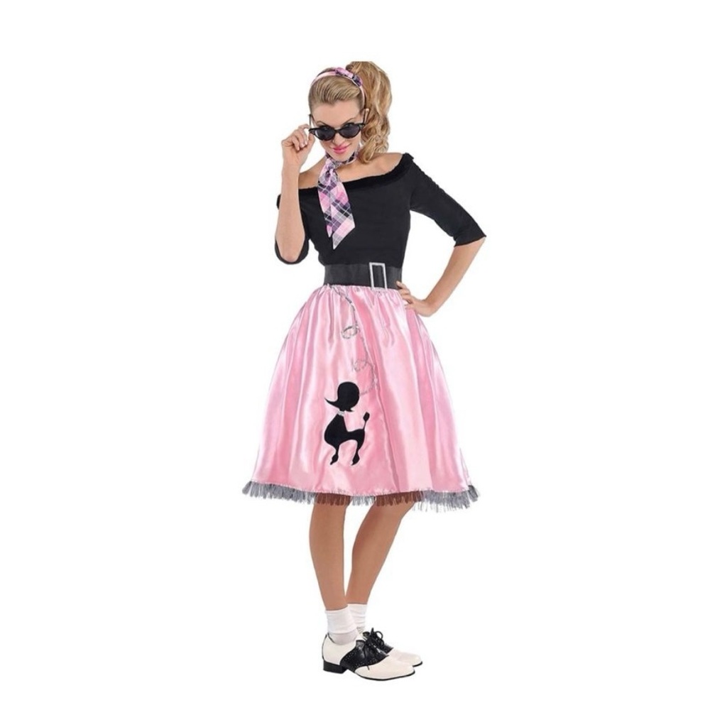 Sock Hop Sweetie Cherie Grease Halloween Costume Full Set Brand New Small 2-4